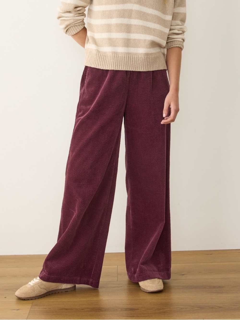 Marine Layer Allison Corduroy Trouser Wide Leg